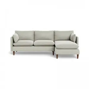 Modern Simple Elegant and Fashionable High-set timber legs Eton Fabric Modular Sofa