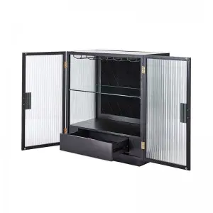 Modern Simple Elegant Retro Luxurious Versatile Toulouse Bar Cabinet
