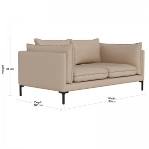 Modern Simplicity Luxurious Comfortable Retro PANAMA Leather Sofa