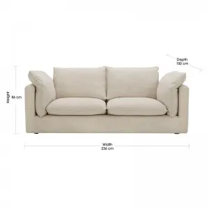 Modern Minimalist Fashionable Classic Versatile Cloud-like Sorrento Fabric Modular Sofa