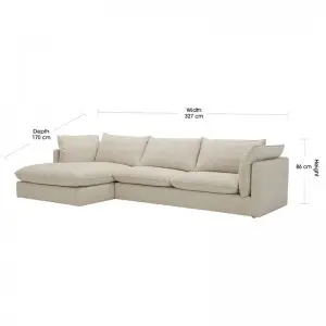Modern Minimalist Fashionable Classic Versatile Cloud-like Sorrento Fabric Modular Sofa