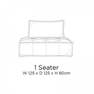 Modern Simplicity Versatile Leisure Fashion Modular Minimalist Leather Sofa