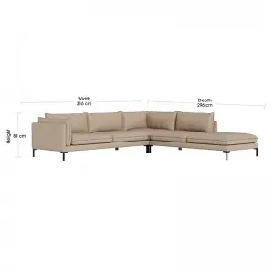 Modern Simplicity Luxurious Comfortable Retro PANAMA Leather Sofa