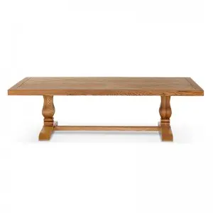 Natural Simple Retro Magnificent Wooden Rectangular Georgie Coffee Table