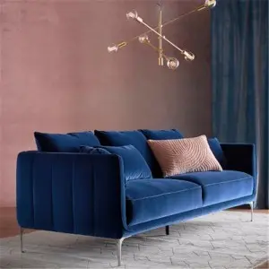 Simple and luxurious retro velvet Andrea Sofa