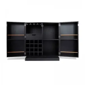 Modern Elegant Retro Luxurious Versatile Bordeaux Bar Cabinet