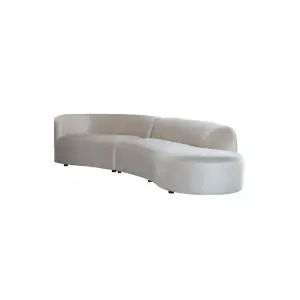 Modern Light Luxury Elegant Versatile Comfortable Fashionable Crescent Sofa