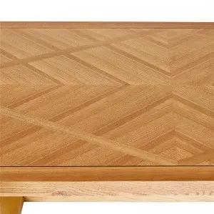 Natural Simple Retro Magnificent Wooden Rectangular Georgie Coffee Table