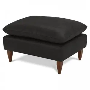 Modern Simple Elegant and Fashionable High-set timber legs Eton Leather Sofa