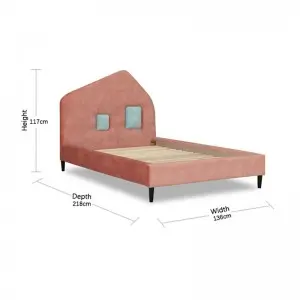 Modern Simple Fantasy Cartoon Child’s Taste Magic Castle Kids Bed