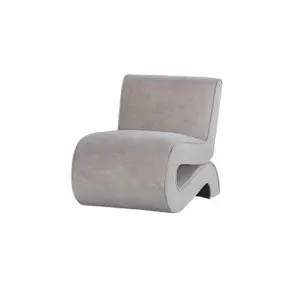 Modern Simple Comfortable Versatile Creative Curved Winding Occasional Chair