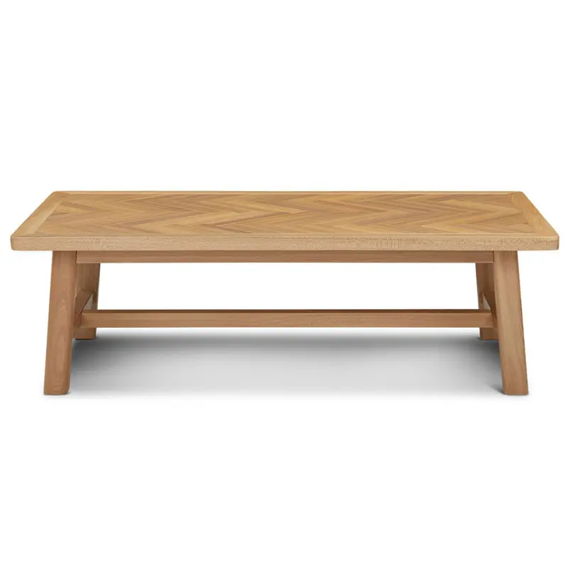 Modern Simple Natural Versatile Herringbone Wood Grain Desktop Taylor Coffee Table