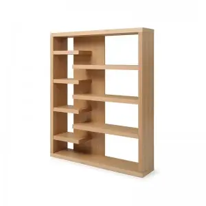 Modern Simple Natural Delicate Versatile Wooden Fiocchi Bookshelf