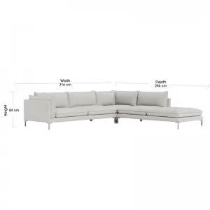 Modern Simplicity Comfortable Versatile Retro PANAMA Fabric Modular Sofa