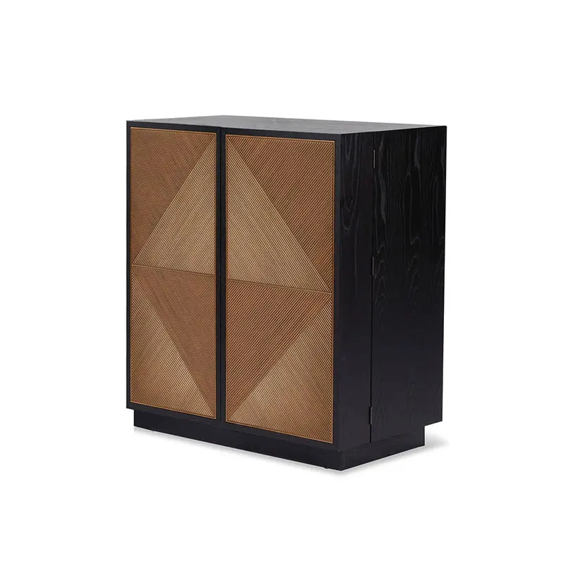 Modern Elegant Retro Luxurious Versatile Bordeaux Bar Cabinet