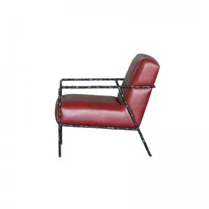 Modern Simple Versatile Comfortable Lazy Iron Box Slim Frame Fabric Armchair