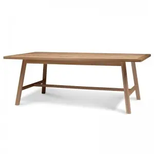 Modern Simple Natural Versatile Herringbone Wood Grain Desktop Taylor Dining Table
