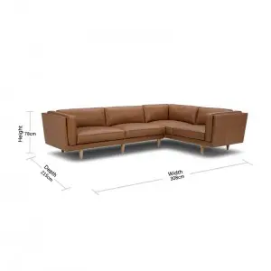 Modern Minimalist Fashionable Retro Comfortable Berlin Leather Modular Sofa