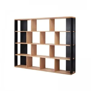 Modern Simple Natural Fashionable Versatile Wooden Amelie Bookshelf