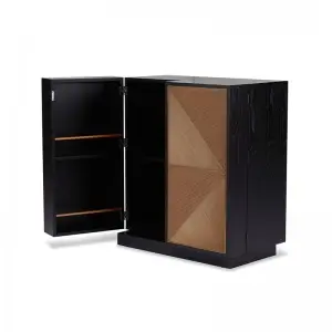 Modern Elegant Retro Luxurious Versatile Bordeaux Bar Cabinet