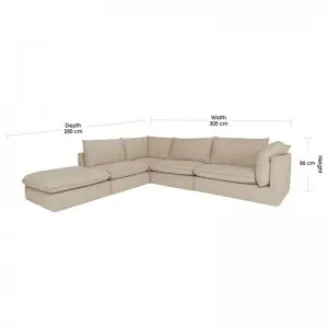Modern Minimalist Fashionable Classic Versatile Cloud-like Sorrento Fabric Modular Sofa