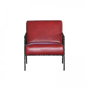 Modern Simple Versatile Comfortable Lazy Iron Box Slim Frame Fabric Armchair