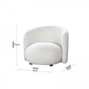Modern Simple Versatile Leisure Light luxury Form Occasional Chair