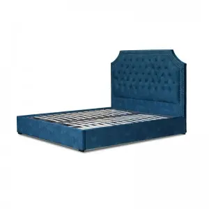 Modern Luxurious Elegant Romantic Simple Parisian Tufted Bed with Storage