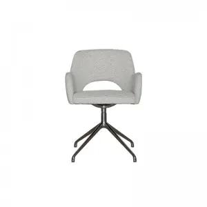 Modern Simple Veneto Rotating Office Chair With Metal Legs(yellow)