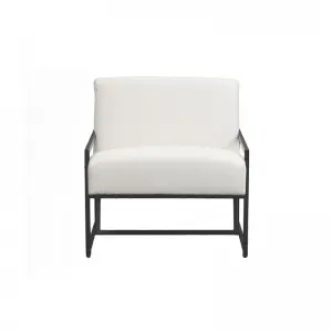 Modern Simple Versatile Comfortable Lazy Iron Frame Box Occasional Armchair