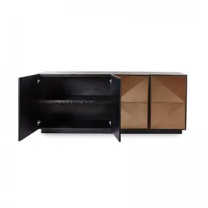 Modern Elegant Retro Luxurious Versatile Bordeaux Buffet