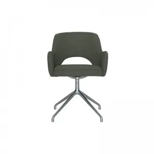Modern Simple Veneto Rotating Office Chair With Metal Legs(yellow)