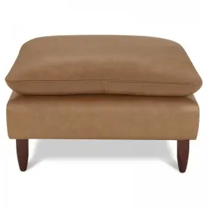 Modern Simple Elegant and Fashionable High-set timber legs Eton Leather Sofa