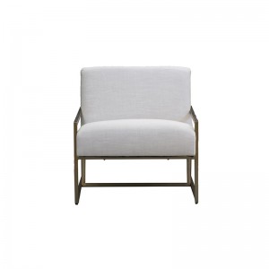 Modern Simple Versatile Comfortable Lazy Iron Frame Box Occasional Armchair