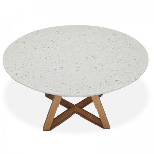 Modern Simple Casual Versatile Terrazzo Countertop Manhattan Coffee Table