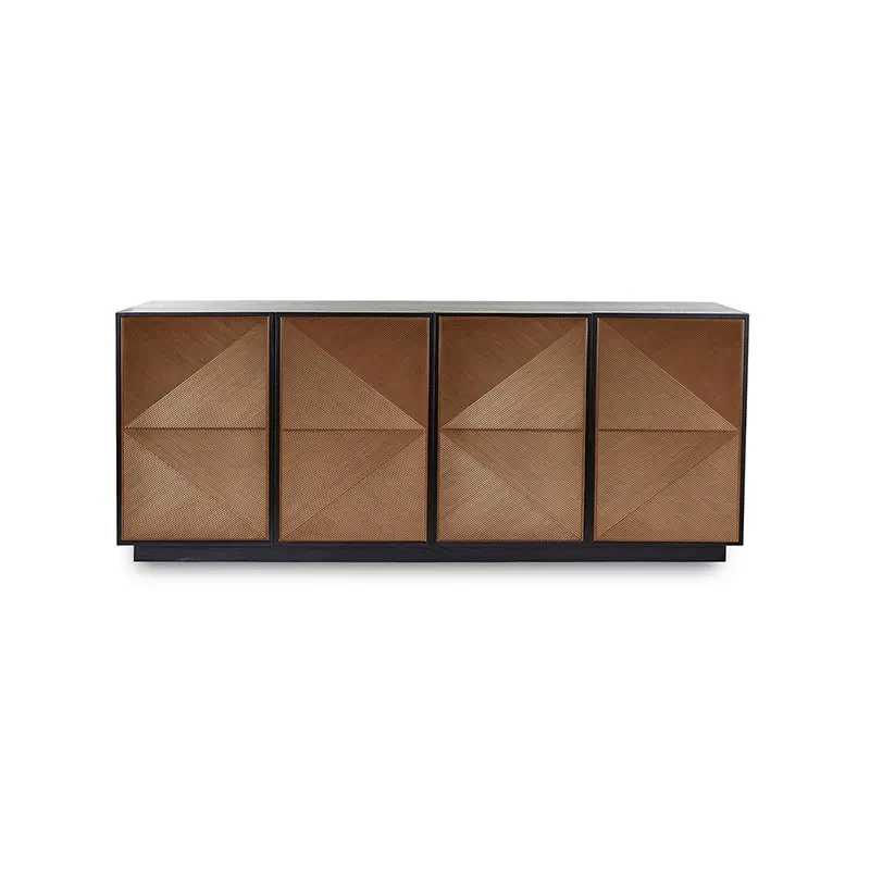 Modern Elegant Retro Luxurious Versatile Bordeaux Buffet