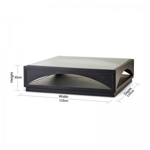 Modern Simple Natural Retro Luxurious Elm Bianca Coffee Table