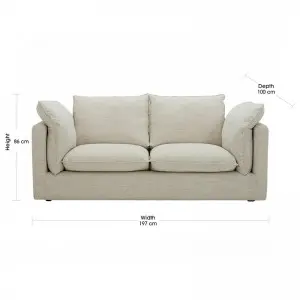 Modern Minimalist Fashionable Classic Versatile Cloud-like Sorrento Fabric Modular Sofa