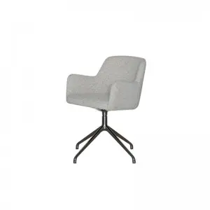Modern Simple Veneto Rotating Office Chair With Metal Legs(yellow)