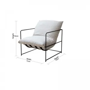 Modern Simple Versatile Lazy Bandage Jimmy Occasional Armchair
