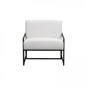 Modern Simple Versatile Comfortable Lazy Iron Frame Box Occasional Armchair