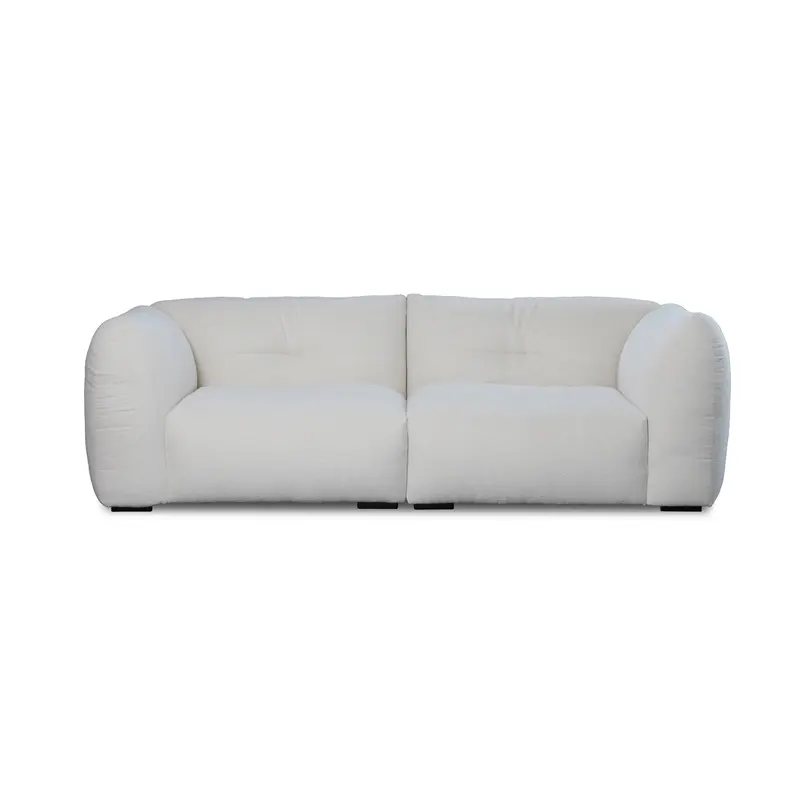Modern Simple Elegant Versatile Comfortable Fashionable Bread Sofa(white)1.1